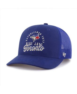 Men's Royal Toronto Blue Jays Pitstop Trucker Adjustable Hat
