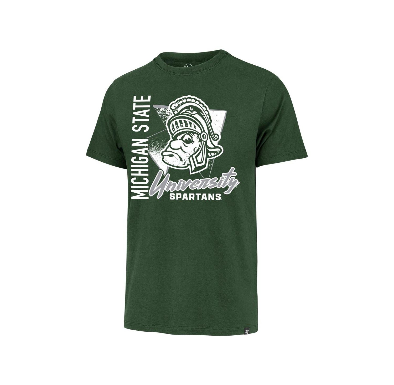 Men's Green Michigan State Spartans Side Arm Franklin T-Shirt