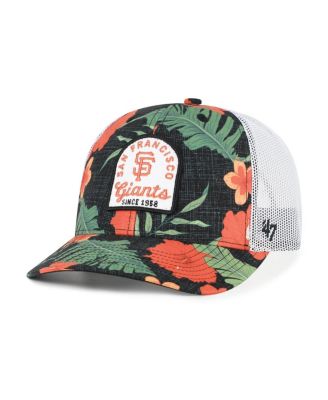 Men's Black San Francisco Giants Tei Beachside Adjustable Trucker Hat