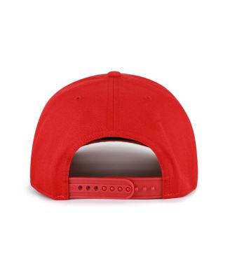 Men's Red/Brown St. Louis Cardinals Cooperstown Break Wood Suede Hitch Adjustable Hat