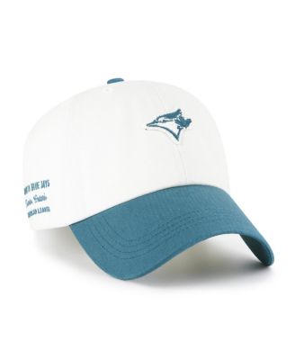 Men's White/Teal Toronto Blue Jays Contemporary Tonal Clean Up Adjustable Hat
