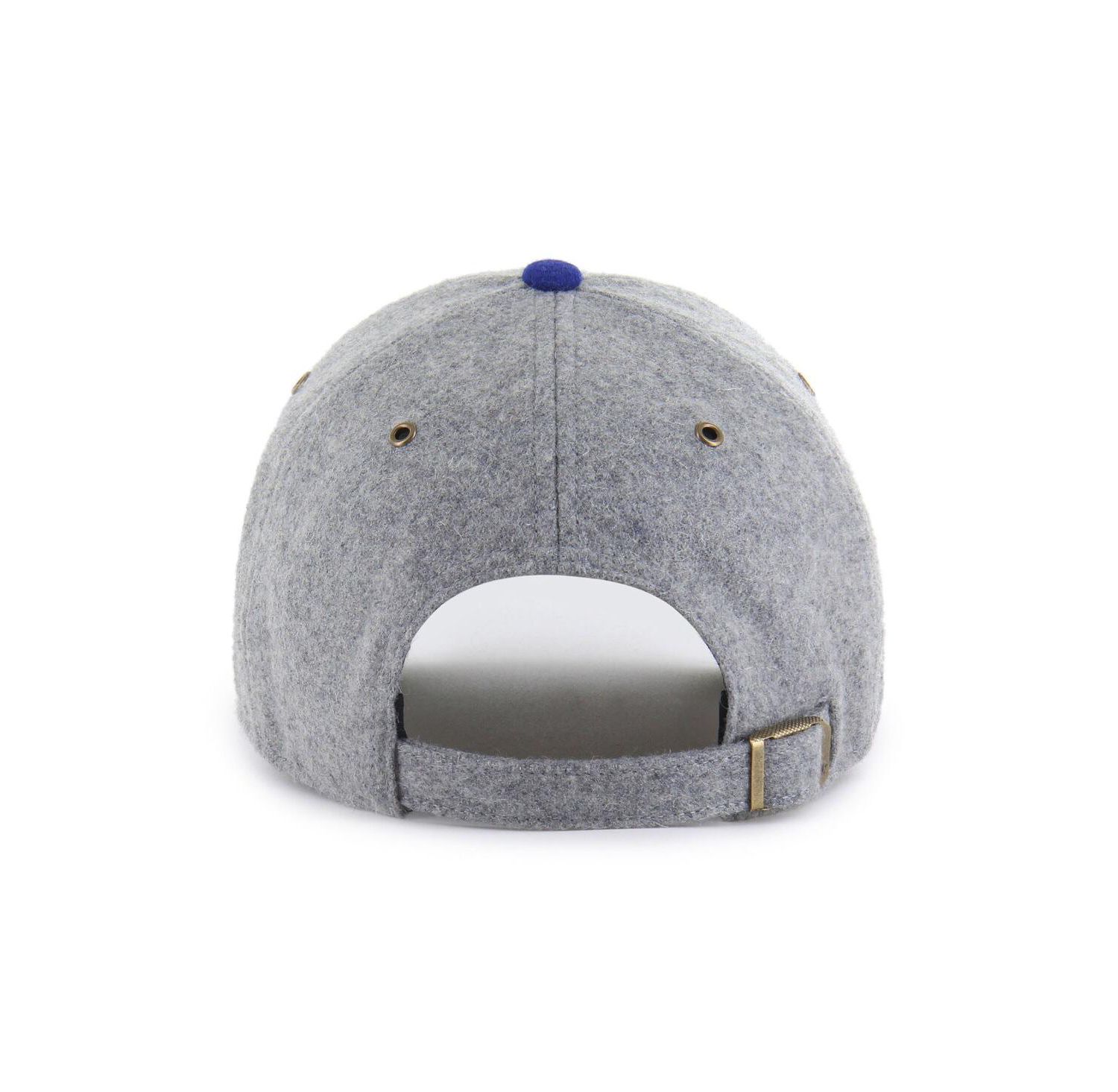 Men's Gray/Royal Texas Rangers Golden Age Wool Clean Up Adjustable Hat
