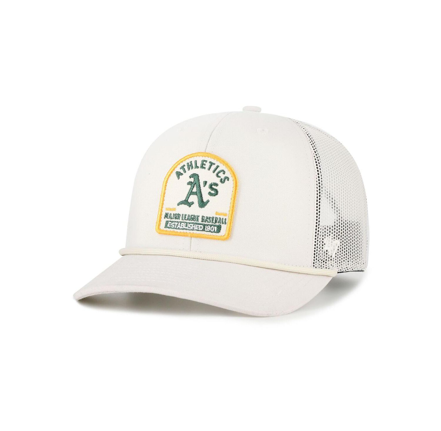 Men's Cream Athletics Gravestone Adjustable Trucker Hat