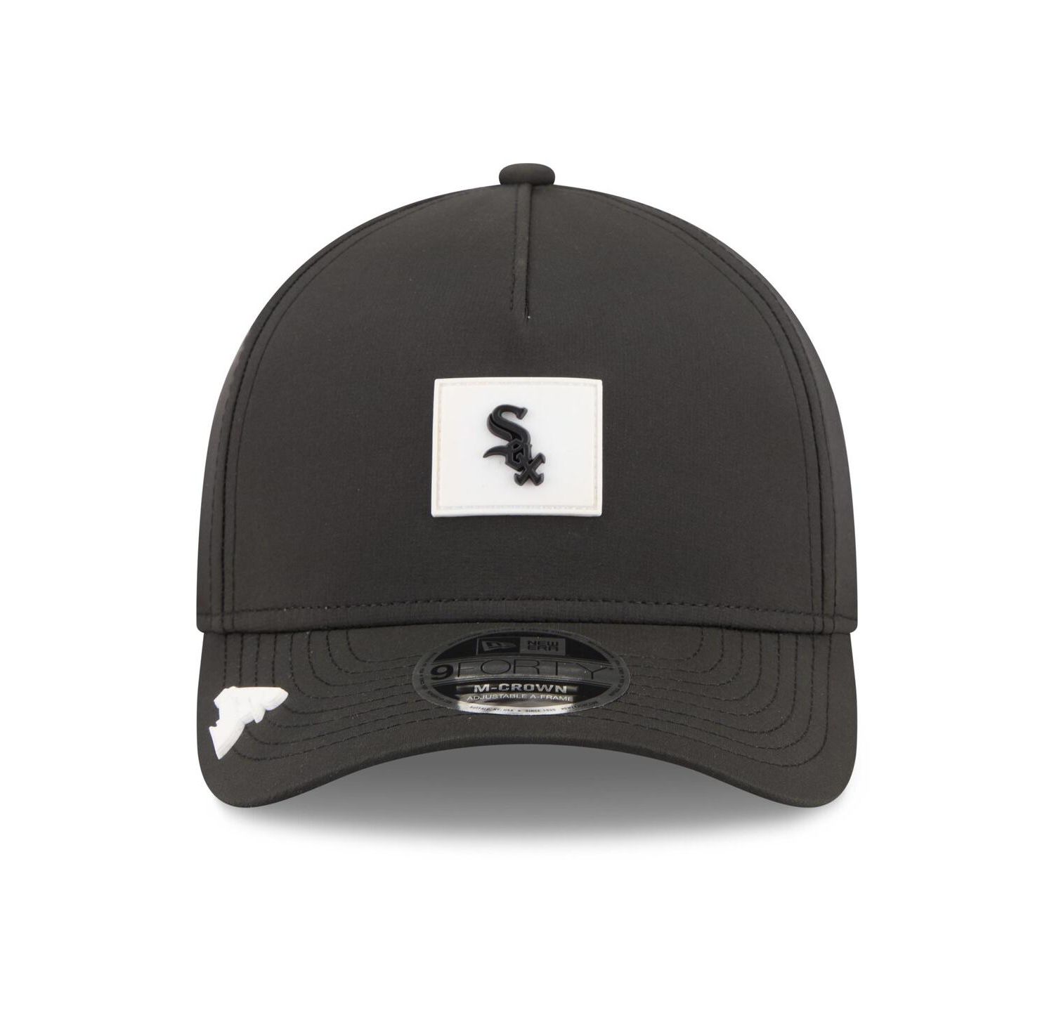 Men's Black Chicago White Sox 2026 Clubhouse 9FORTY A-Frame Adjustable Hat