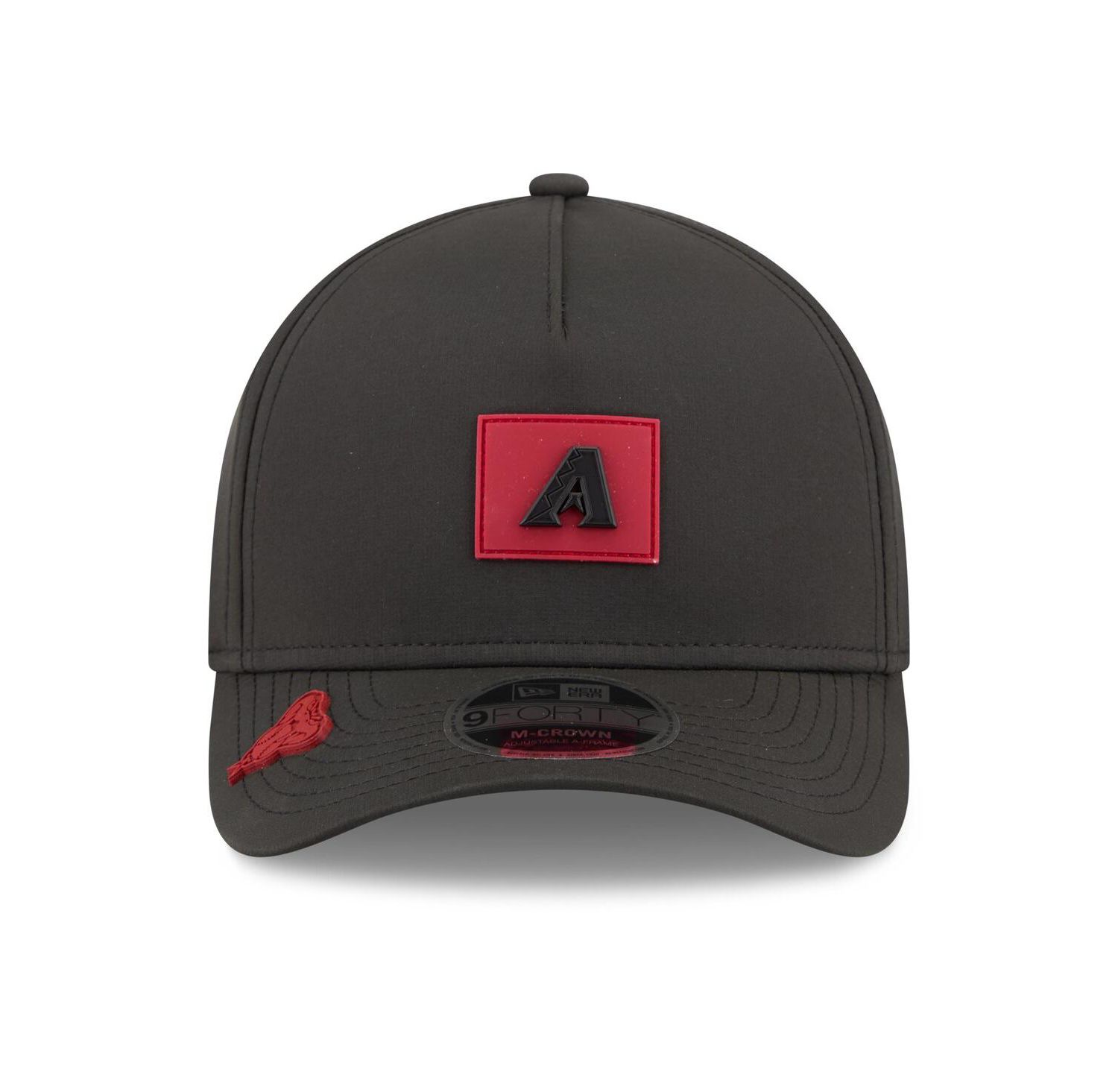 Men's Black Arizona Diamondbacks 2026 Clubhouse 9FORTY A-Frame Adjustable Hat