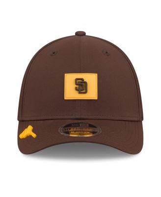 Men's Brown San Diego Padres 2026 Clubhouse M-Crown 39THIRTY Flex Hat