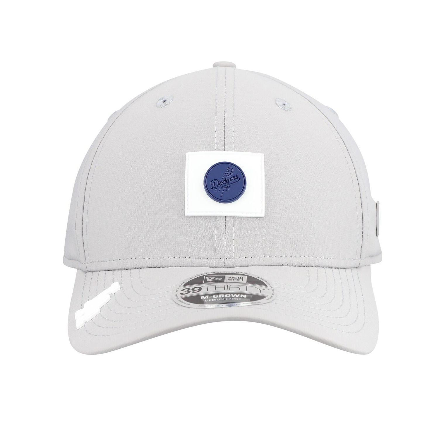 Men's Gray Los Angeles Dodgers 2026 Clubhouse Alternate 39THIRTY Flex Hat