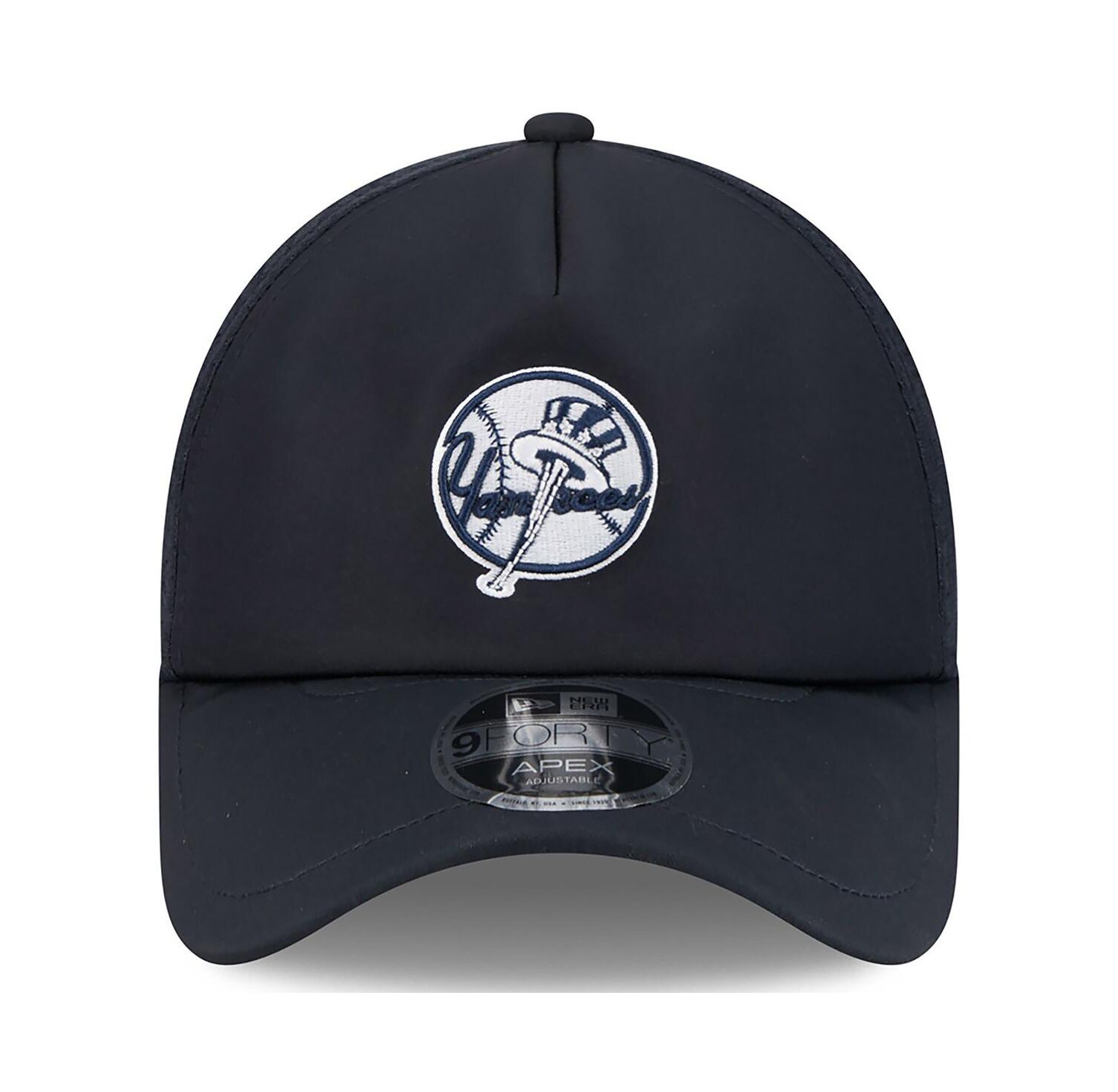 Men's Navy New York Yankees 2026 Batting Practice Alternate Apex 9FORTY Adjustable Hat