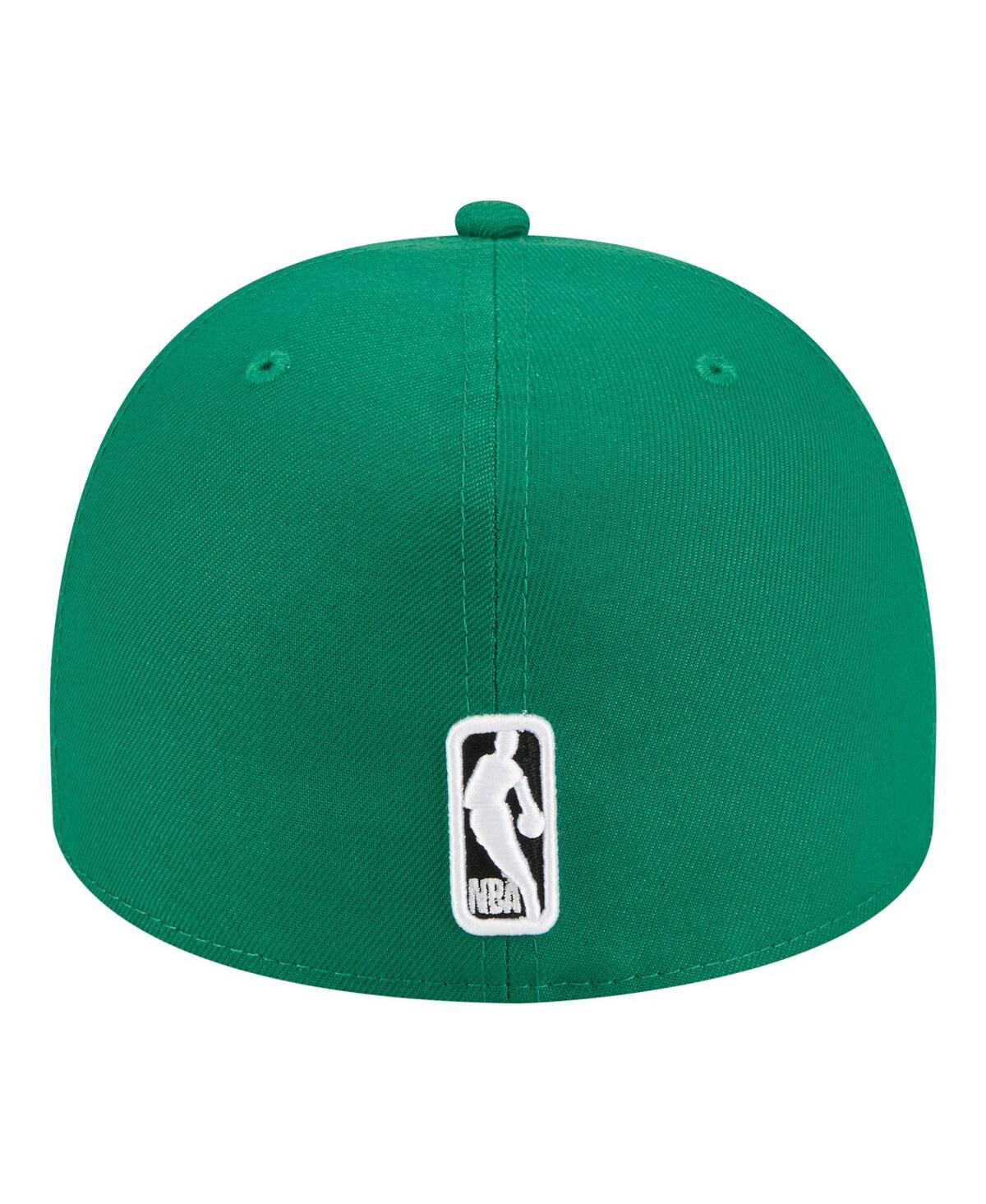 New Era Men's Kelly Green Boston Celtics Injection Cartoon Logo A-Frame 59FIFTY Fitted Hat