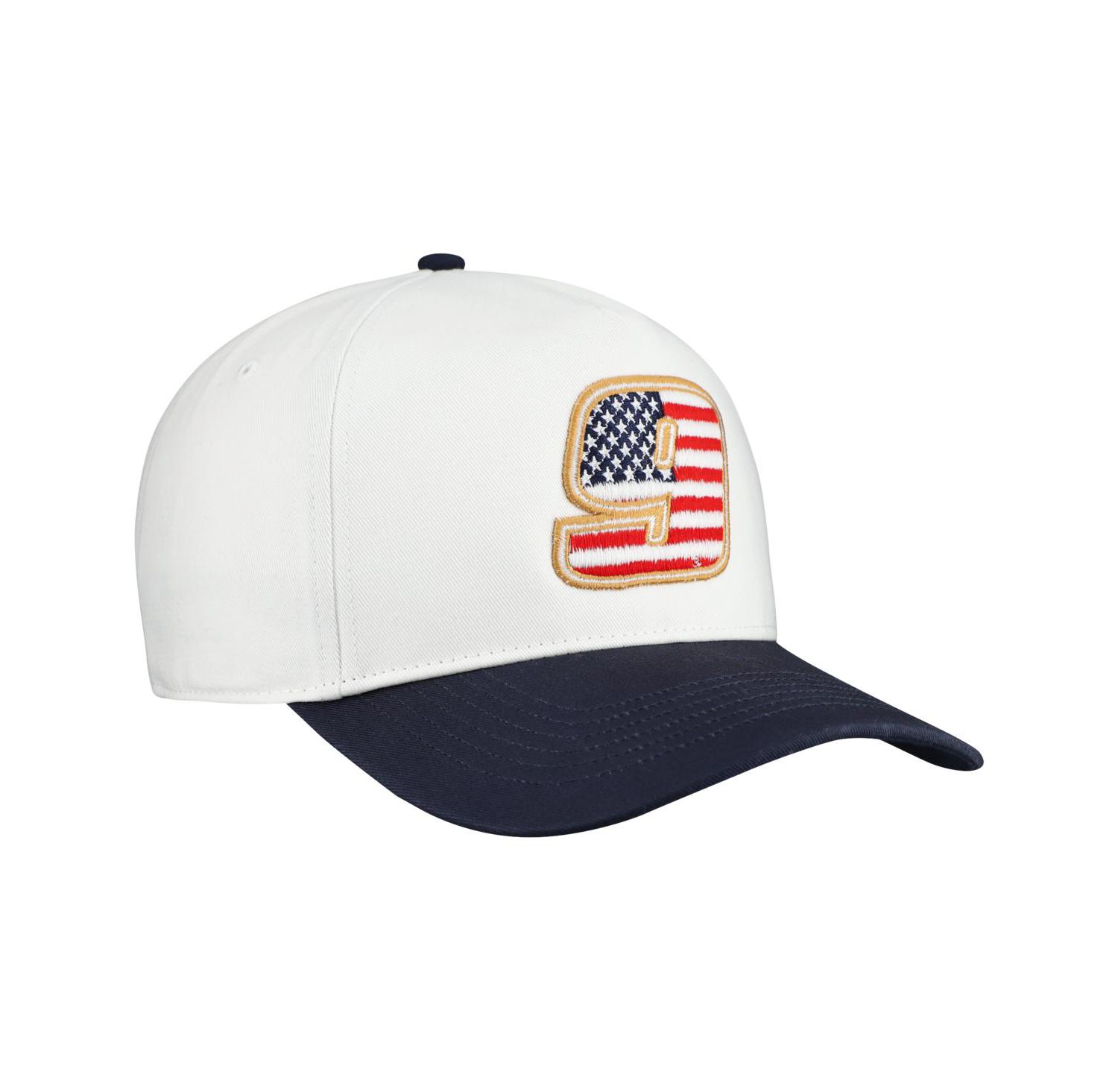 Men's White Chase Elliott Flag Fill Two-Tone Team Adjustable Hitch Hat