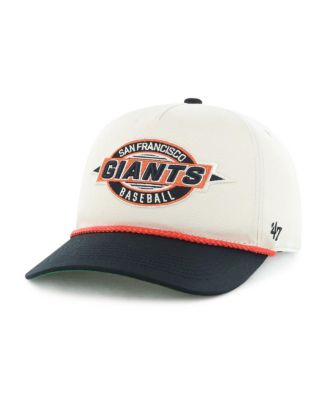 Big Boys and Girls Natural/Black San Francisco Giants Frame Out Hitch Adjustable Hat