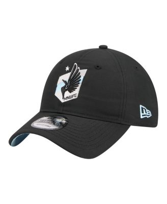 Men's Black Minnesota United FC 2026 Jersey Hook 9TWENTY Adjustable Hat