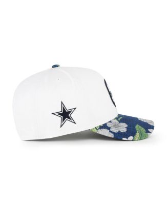 Men's White/Navy Dallas Cowboys Beach Side Hitch Adjustable Hat
