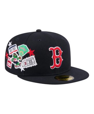 Men's Navy Boston Red Sox City Patch 59FIFTY Fitted Hat