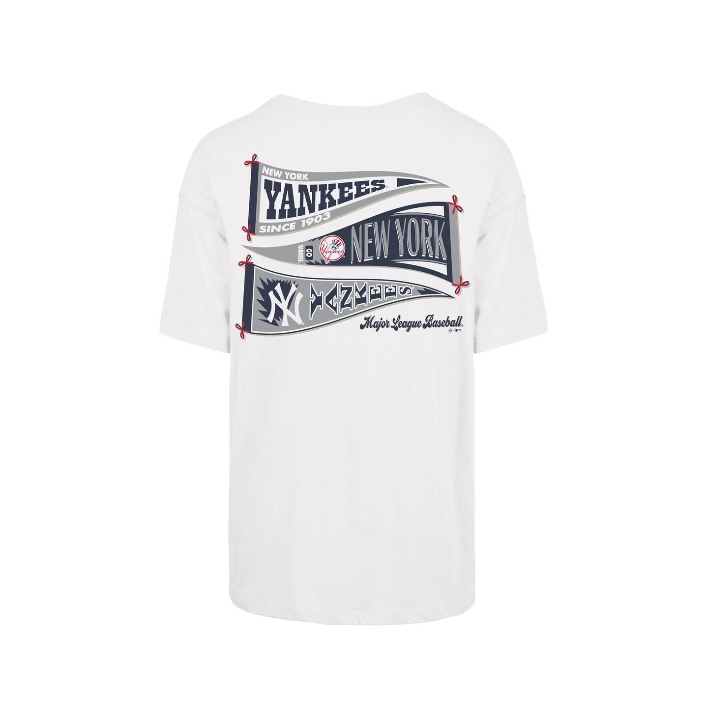 Женская футболка '47 Brand Sand New York Yankees Bow Banner Sadie — фото 3