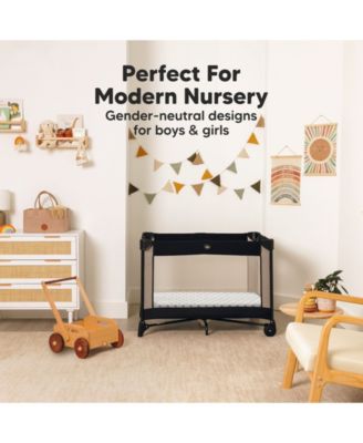 Mini Crib Sheets for Baby Girls, Boys, 2-Pack Soothe Pack and Play Sheets Fitted, Pack N Play Mattress Sheet