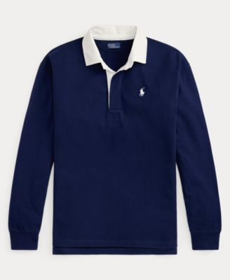 Polo Ralph Lauren Women's Oversized Rugby Collar Shirt - Macy's