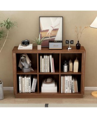 6-Cube Low Bookcase with Base
