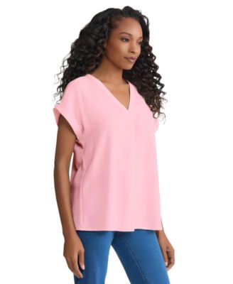Women's V-Neck Short-Sleeve Top