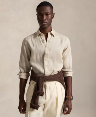 Men's Classic-Fit Linen Shirt	