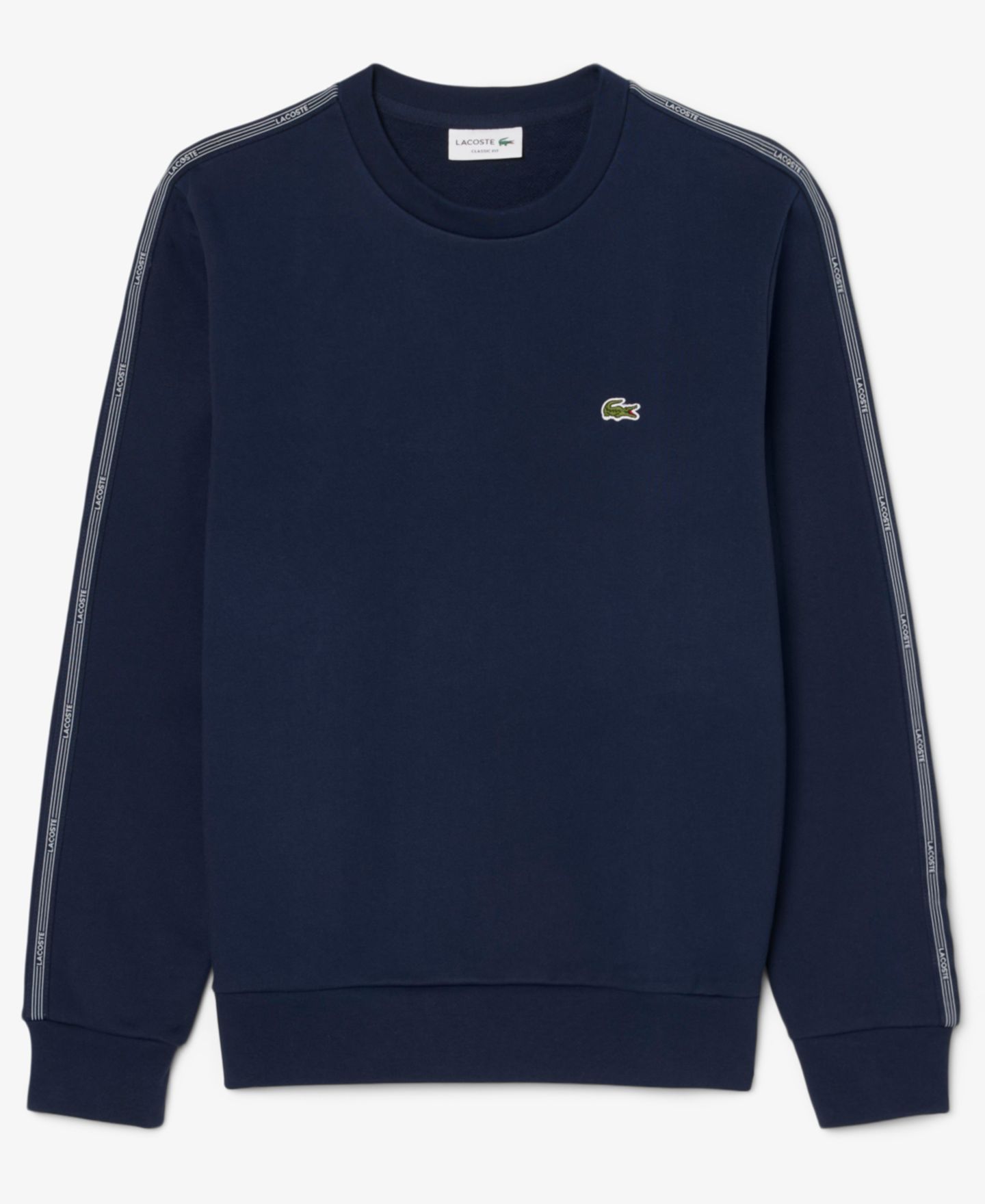 Мужской свитшот Lacoste Long-Sleeve Fleece, цвет: Тёмно-синий — фото 5