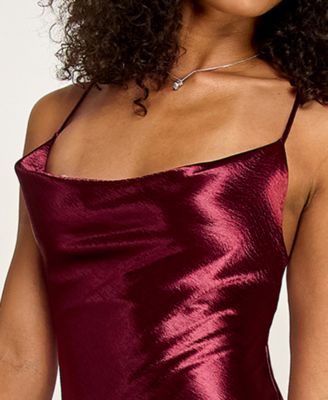 ladies pale pink dress Grandeur Pale Pink High-Neck Ruched Maxi Dress – Club L London main image 0