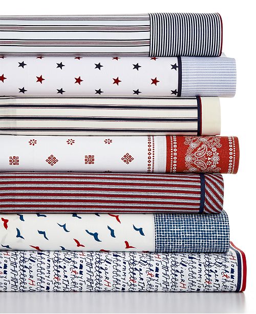 Tommy Hilfiger Novelty Print Twin XL Sheet Set & Reviews Sheets