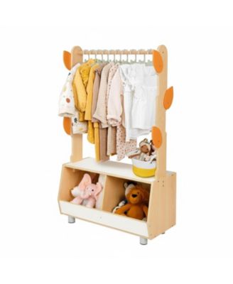 Tree Dress Up Rack Kids Costume Organizer Storage Cabinet Playroom Bedroom
