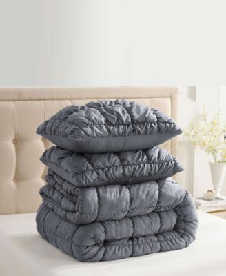 Modern Style Pintuck All Season Comforter, Twin