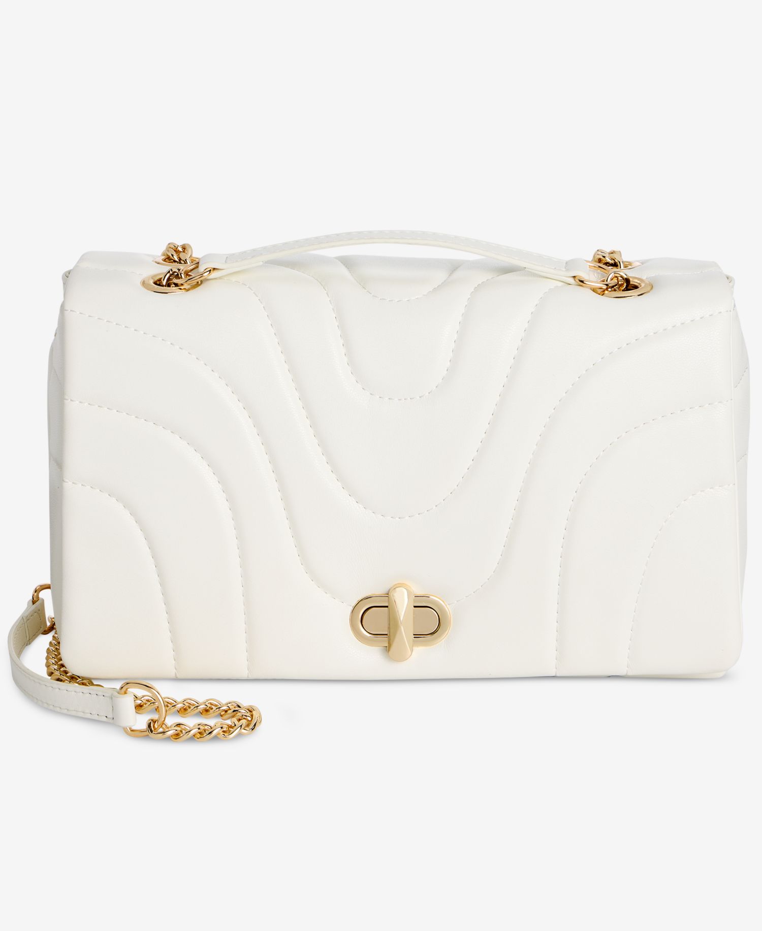 Soft Ajae Wave Quilt Crossbody Handbag