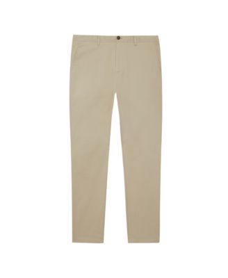 Men's Washed-Cotton Slim-Fit Chinos Pants