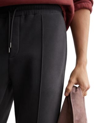 Men's Cotton-Blend Washed Drawstring Joggers