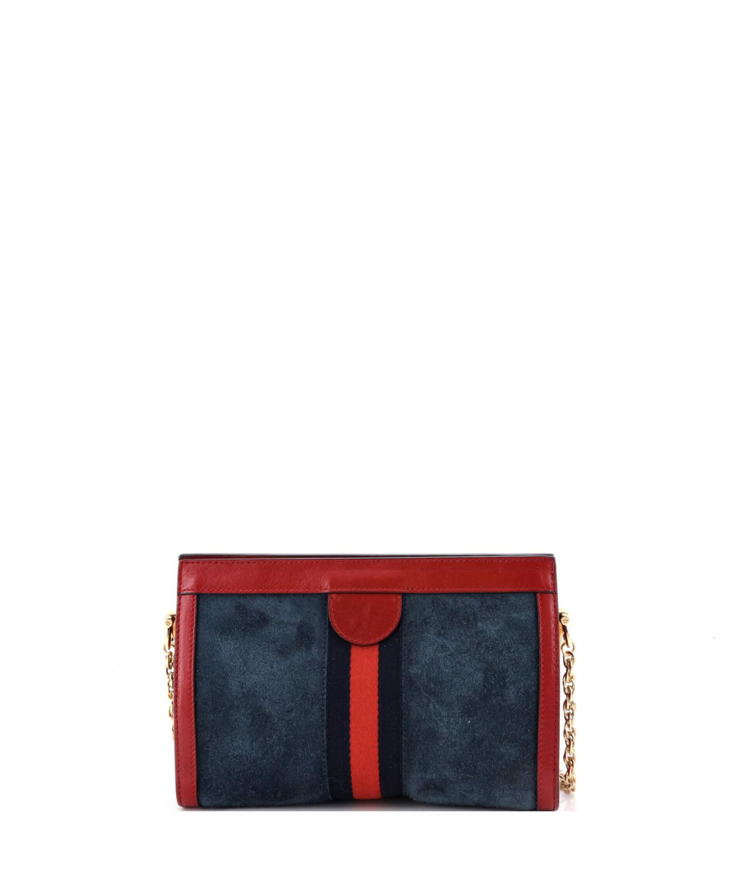 Small Ophidia Chain Shoulder Bag Suede