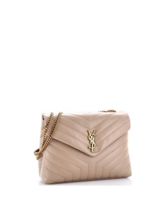 Medium Loulou Shoulder Bag Matelasse Chevron Leather