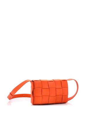 Small Cassette Crossbody Bag Maxi Intrecciato Leather