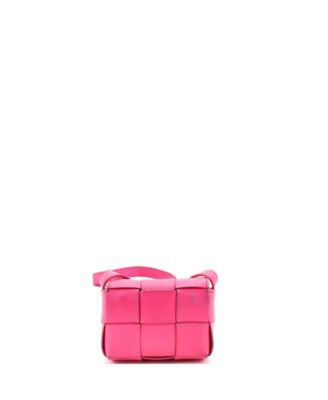 Candy Cassette Crossbody Bag Maxi Intrecciato Leather