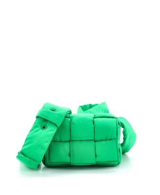 Extra Mini Cassette Crossbody Bag Maxi Intrecciato Nylon