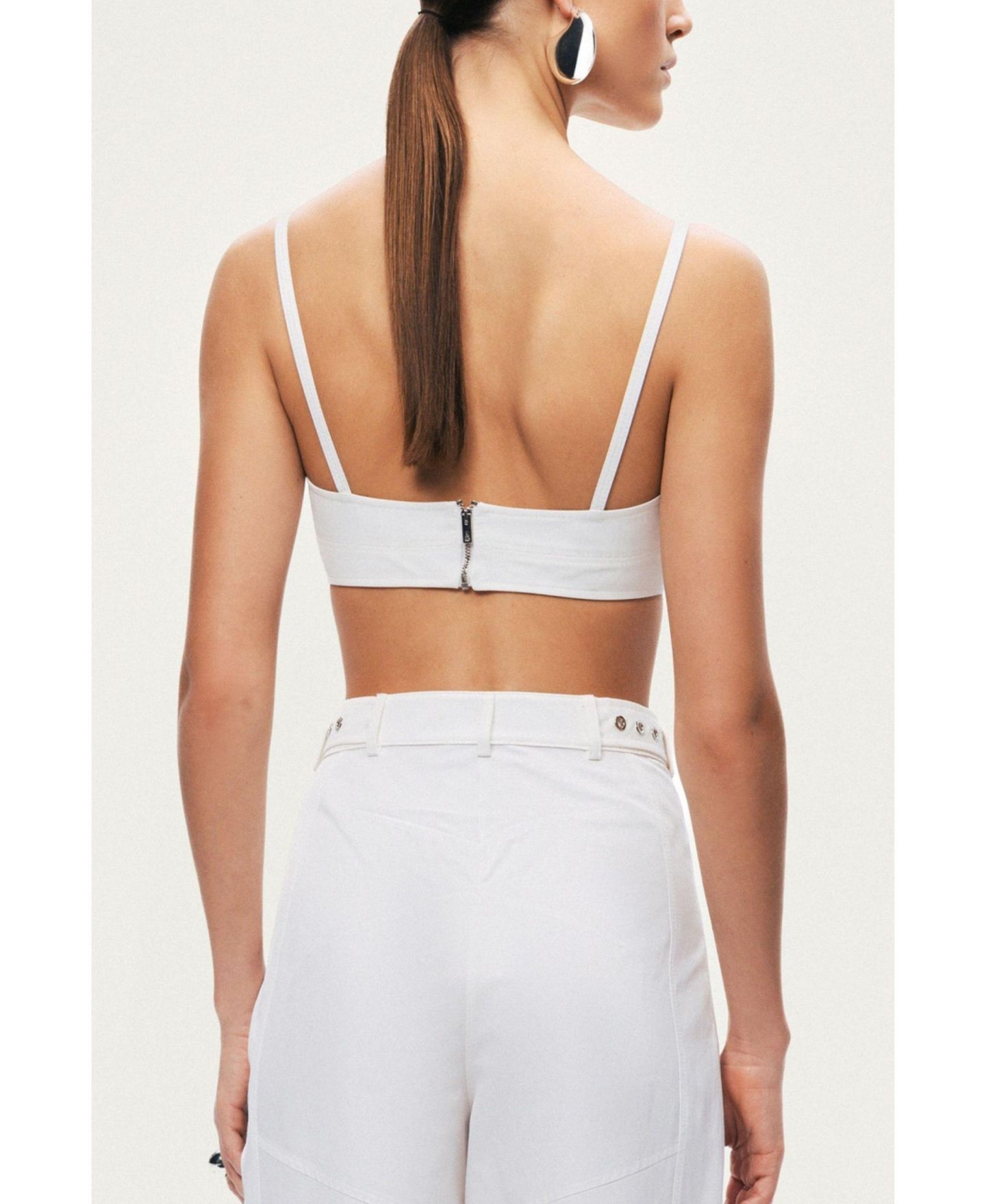 Женский топ NOCTURNE Structured Spaghetti Strap Top — фото 3