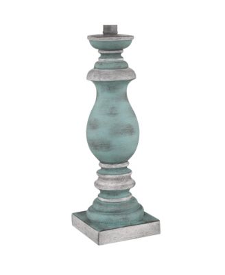 Patsy Rustic Farmhouse Table Lamps 26 1/2 High Set of 2 Washed Softback Drum Shade for Bedroom Living Room House Home