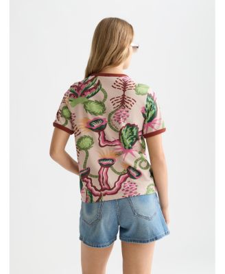 Women's Printed Regular-Fit T-Shirt