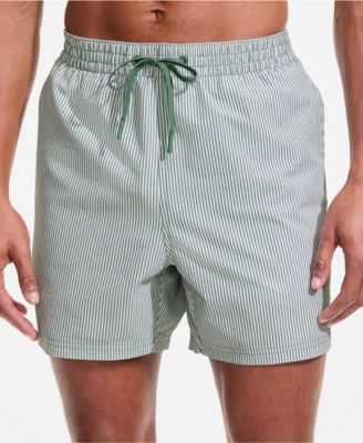 Men's 5" Seersucker Volley with Hydroliner Swim Trunk