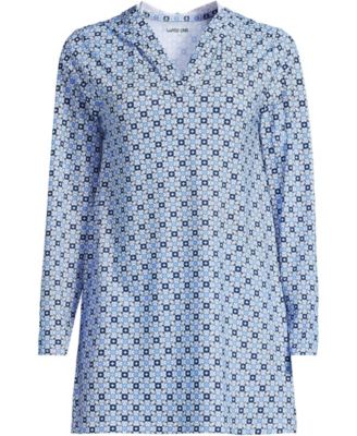 Women's SunShade UPF 50 Hooded Mini Swim Swim Cover-Up Dress