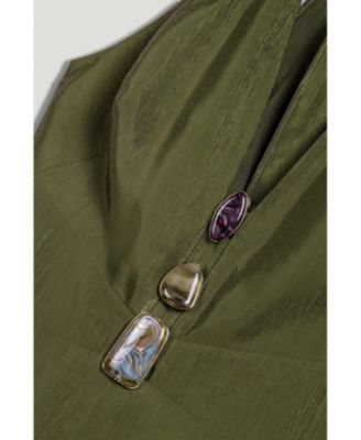 Women's Halter Neck Peplum Top