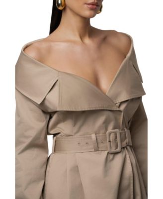 Women's Soft Authority Trench Coat