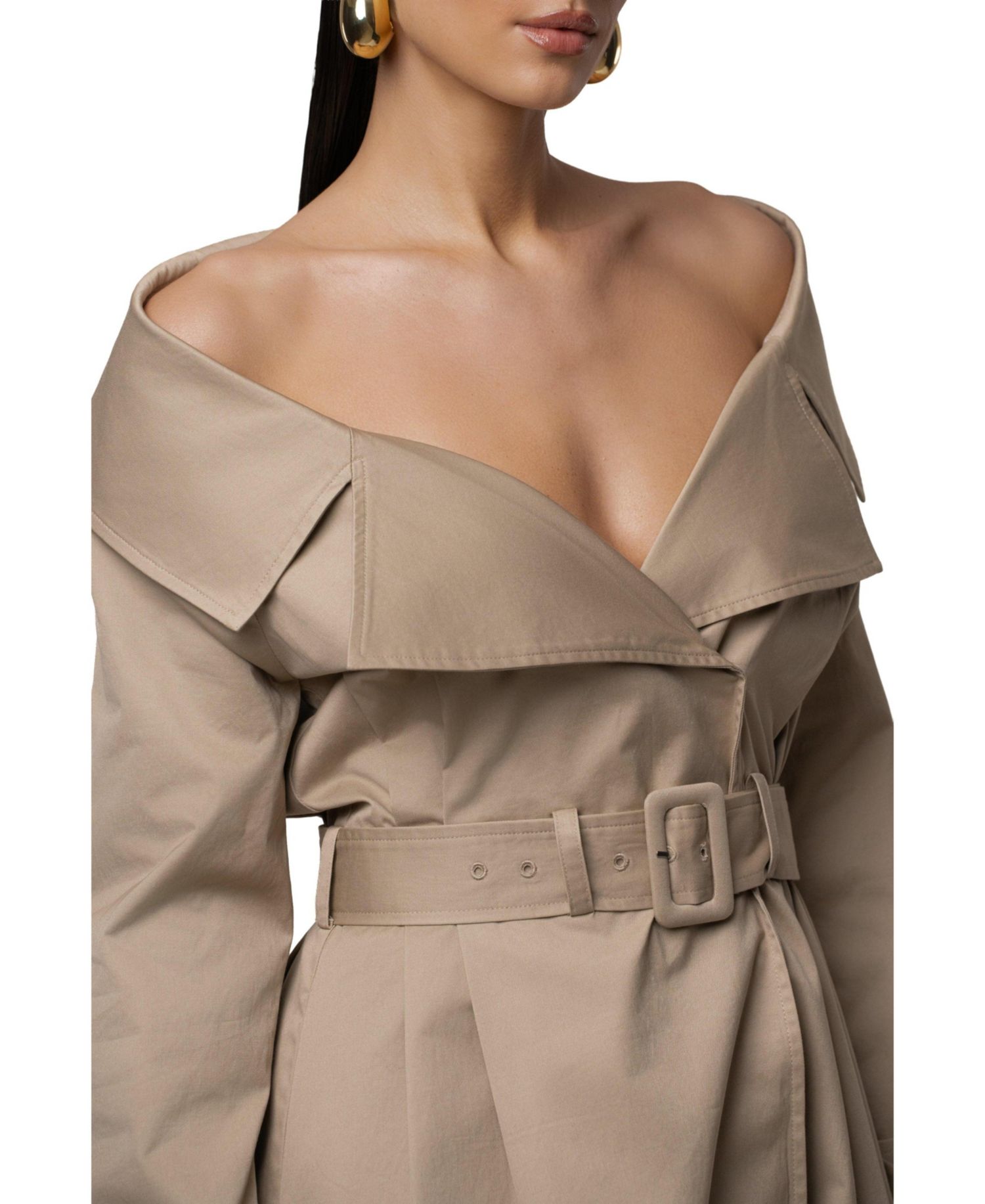 Women's Soft Authority Trench Coat