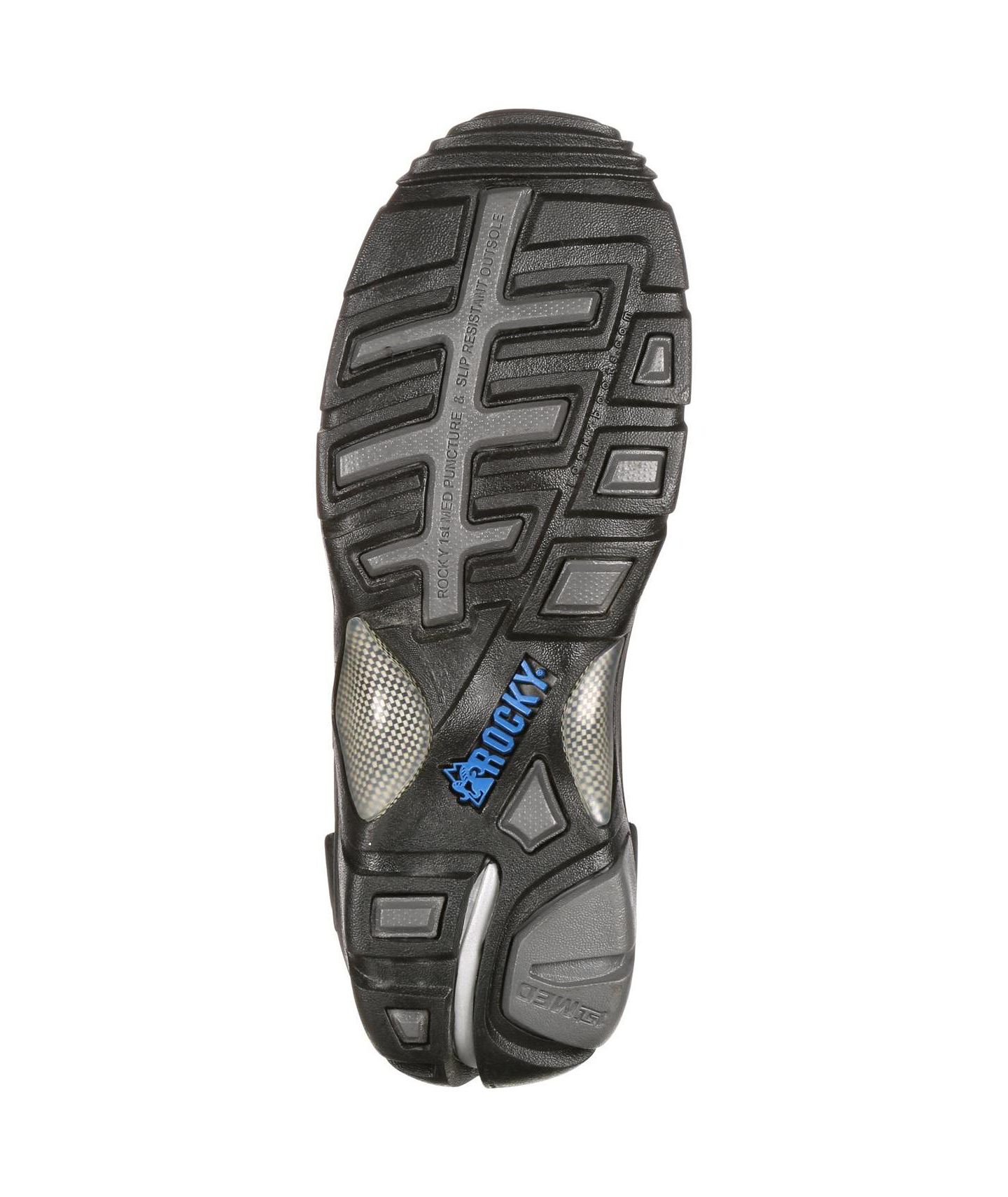 Мужские ботинки ROCKY 1st Med Carbon Fiber Toe Puncture-Resistant Side-Zip Waterproof Public Service Boot, цвет: Чёрный — фото 4