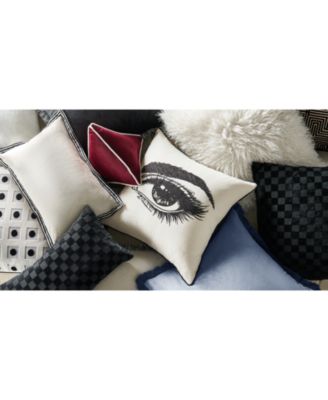 Demure Embroidered Pillow