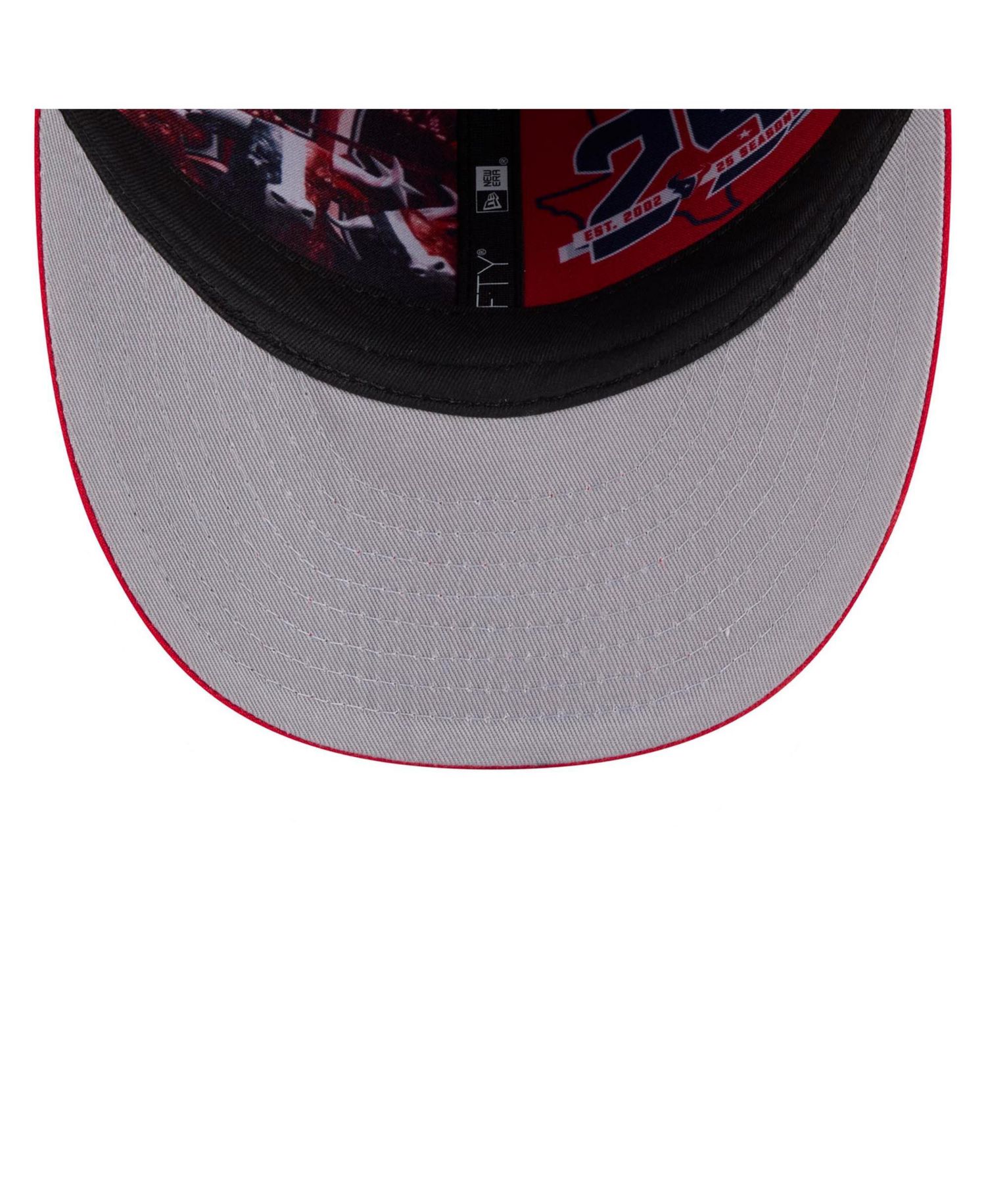 Men's Navy/Red Houston Texans 2026 NFL Draft Pre-Curved 59FIFTY Fitted Hat