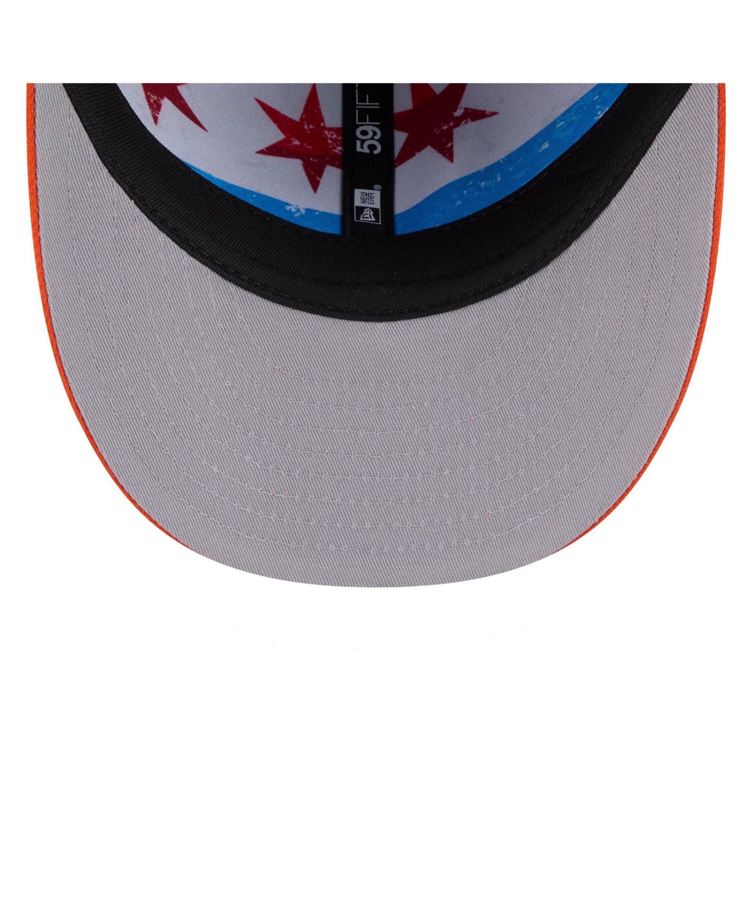 Men's Navy/Orange Chicago Bears 2026 NFL Draft Pre-Curved 59FIFTY Fitted Hat