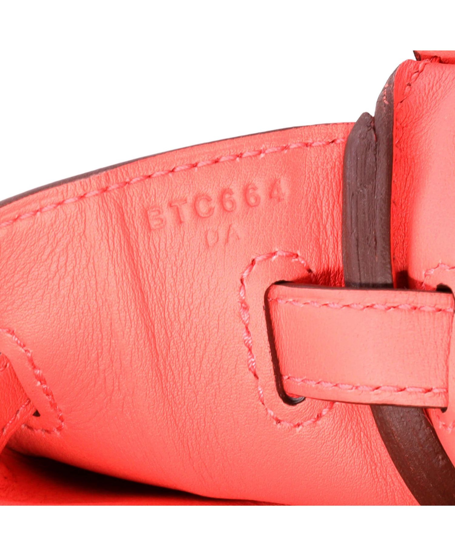 Birkin 25 Handbag Pink Swift with Palladium Hardware